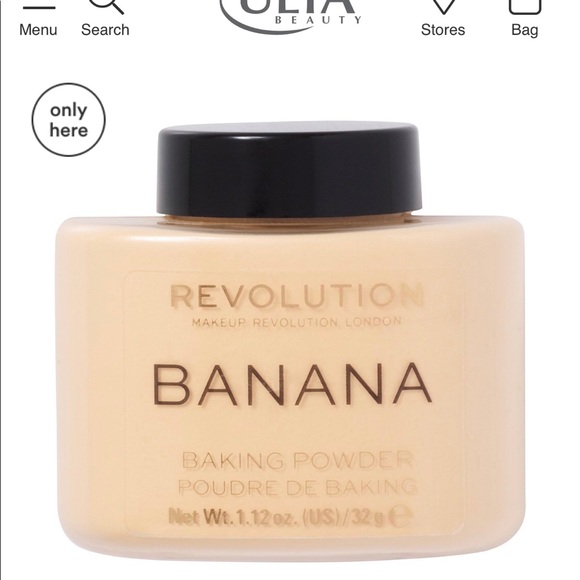 Makeup Revolution Other - Makeup Revolution Loose Baking Powder BANANA